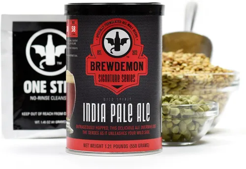 Miniatura 7 de Kit de cerveza premium con botellas: fermentador cónico elimina los sedimentos y hace una cerveza casera de gran sabor - Recetas Pilsner, Stout e