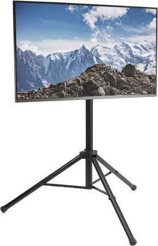 VIVO Trípode de 32 a 55 pulgadas LCD LED pantalla plana TV soporte de piso, montaje portátil ajustable en altura, negro, STAND-TV55T
