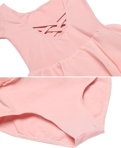 Miniatura 9 de Arshiner - Vestido de ballet con leotardo clásico de manga larga para niña