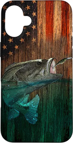 Miniatura 22 de iPhone 16 Largemouth Bass pesca pescadores caso