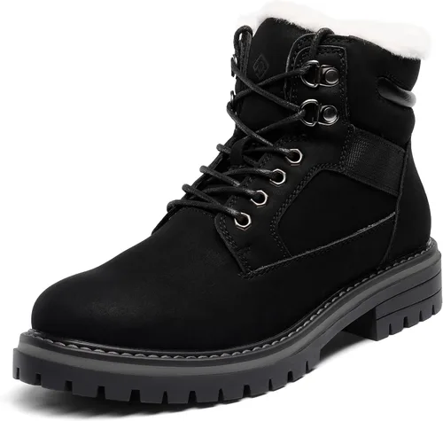 DREAM PAIRS Botas de trabajo para mujer botas de senderismo de invierno resistentes al agua botas de nieve cálidas de invierno