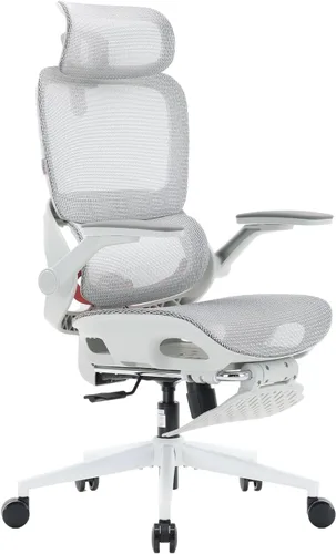 Miniatura 14 de Sihoo - Silla de oficina ergonómica, silla de escritorio con respaldo alto, reposacabezas ajustable con reposabrazos 2D, soporte lumbar y ruedas