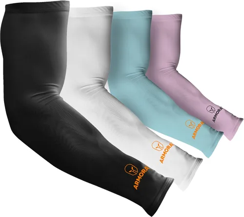 Miniatura 103 de ARMORAY - Mangas de brazo para hombres o mujeres; para cubrir tatuajes; de enfriamiento, para practicar deportes, básquetbol, golf, fútbol