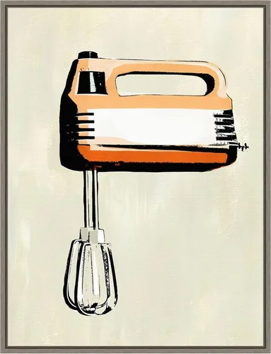 Miniatura 17 de Amanti Art Lienzo enmarcado para pared, 24 x 18 pulgadas, aparato de cocina retro III por Annie Warren, lienzo enmarcado para pared, obras de arte