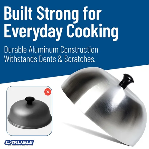 Miniatura 8 de Carlisle FoodService Products 60103 Cubierta de aluminio para hamburguesas/cúpula de fusión de queso, 6