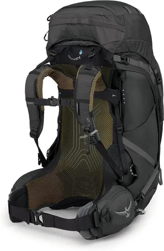 Miniatura 7 de Osprey Atmos AG 65L Mochila de mochilero para hombre, color negro, S/M