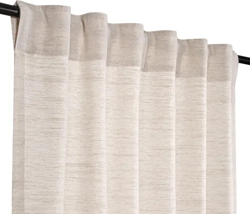 Miniatura 10 de HOMIDATE Paneles de Cortinas de Lino de Linaza de 63 Pulgadas - Juego Natural de 2, Cortinas Ligeras para Ventanas, Cortinas de Lino de Algodón