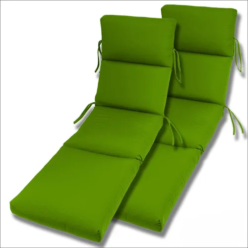 Miniatura 9 de Comfort Classics Inc. Sunbrella - Juego de 2 colchonetas acanalado para camastro en interior y exterior de 22 x 74 x 5 pulgadas (55.8 x 188 x 12 cm)