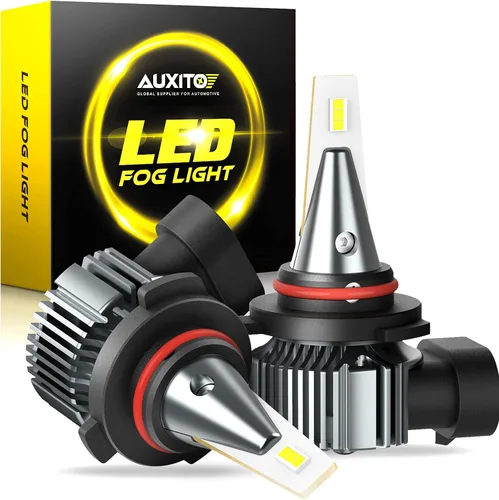 Miniatura 18 de AUXITO Bombilla LED H3 amarilla 3000K, 16,000 lúmenes, 600% súper brillante, 10 años de vida útil, tamaño 1:1 Plug-n-Play, instalación 100%