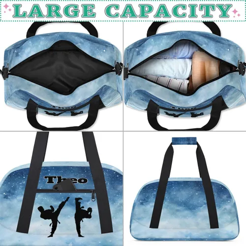 Miniatura 5 de Bolsas de lona deportivas personalizadas para niños, bolsa de entrenamiento personalizada para gimnasio, bolsa de entrenamiento con nombre