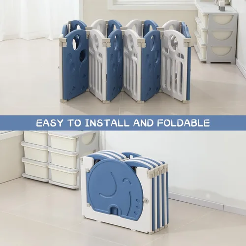 Miniatura 6 de LulliSpace Corralito para Bebés, para Niños y Niños Pequeños, Centro de Actividades para Niños, Patio de Juegos de Seguridad, Cerca para Bebés