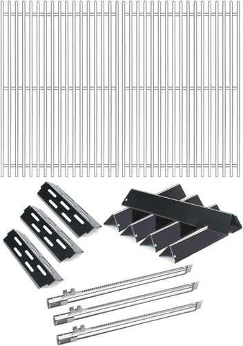 Miniatura 10 de Deflectores de calor para parrilla Weber Genesis II 300/LX 300, GS4 Genesis ii E-310 ii E-315 ii E/S335 ii se-335 (acero inoxidable 304, ES/410 x 3)