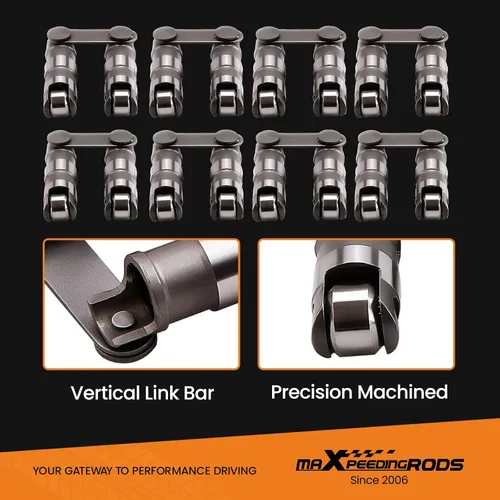 Miniatura 7 de maXpeedingrods para elevadores de rodillos Chevy 350, elevadores de rodillos hidráulicos para Chevy SBC Small Block V8 350 265 283 327 302 307 400