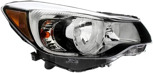 Miniatura 9 de Para Subaru Impreza Faros Lámparas Set 2015 2016 Halógeno Negro Trim Conductor y Pasajero Lado