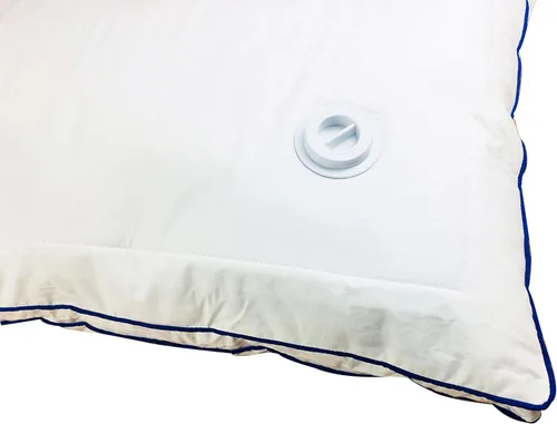 Miniatura 6 de FOMI Almohada grande para dormir de agua de alta calidad, almohada ajustable y de apoyo para una firmeza preferida, diseño ortopédico cómodo