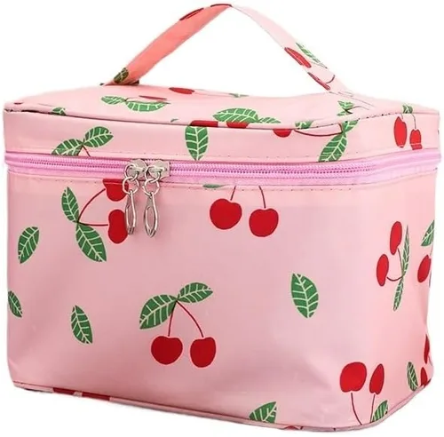 Miniatura 8 de Bolsa De Maquillaje Portátil Impermeable Para Mujer, Organizador De Artículos De Tocador De Alta Capacidad, Estuches De Cosméticos De