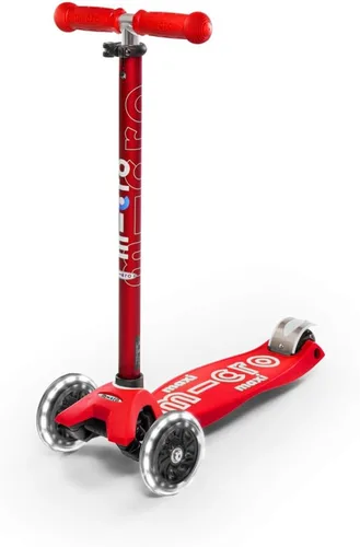 Miniatura 3 de Micro Kickboard – Maxi Deluxe LED – Monopatín pequeño de tres ruedas, inclinado a girar, diseño suizo para niños con ruedas con luces LED activadas