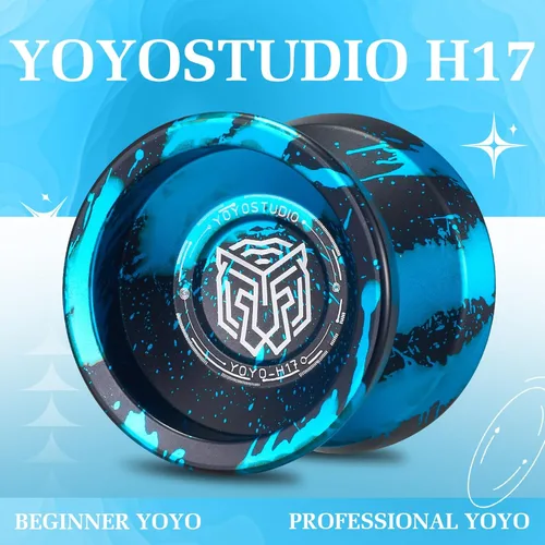 Miniatura 6 de YOYOSTUDIO Yoyo Profesional Responsivo Yoyo H17, Yoyos de Metal de Doble Propósito para Niños Principiantes, Rodamiento Yo Yo No Responsivo