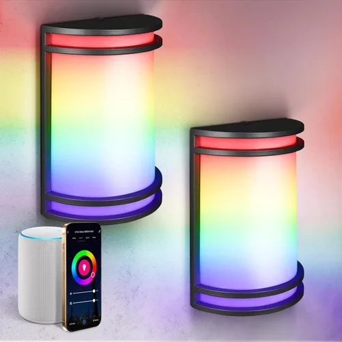 Miniatura 16 de ASD Lámpara LED de montaje en pared para exteriores e interiores de 10 pulgadas con sensor de movimiento, iluminación de pared de níquel cepillado