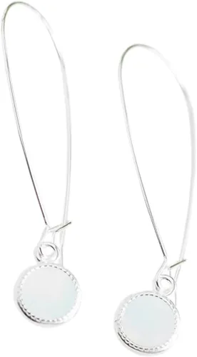Miniatura 11 de Bottled Up Designs Aretes Colgantes Largos Hechos a Mano, Plata Esterlina, Ecológicos, Botellas Vintage Recicladas, Fabricados en Estados Unidos