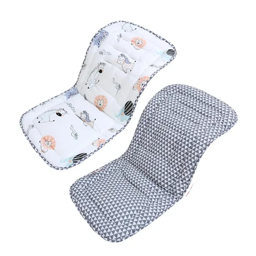 Miniatura 27 de Cojín para Carrito de Bebé, Colchoneta Silla Paseo Universal Transpirable, Cojín para Sillas de Paseo 100% Algodón, 34x78cm 1 Paquete