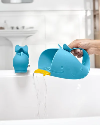 Miniatura 4 de Skip Hop. Bañador de bebe antilágrimas con forma de ballena. Azul