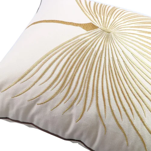Miniatura 6 de Fundas bordadas decorativas para almohada de 18 x 18 pulgadas. Funda de cojín para sofá, cama, silla, funda de almohada 100% de algodón de 18 x 18