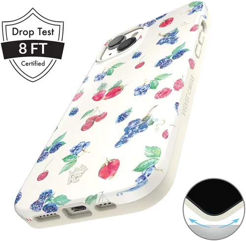 Miniatura 5 de VELVET CAVIAR Funda para iPhone 15, compatible con MagSafe, probada en caídas de 10 pies, Berry Baby
