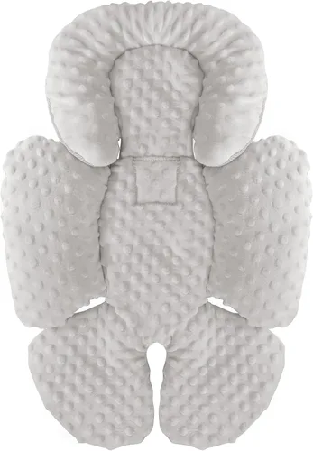Miniatura 9 de KAKIBLIN Inserto de Asiento de Coche para Bebé, Soporte de Cabeza y Cuerpo para Asiento de Coche para Recién Nacido, Cojín de Asiento de Coche