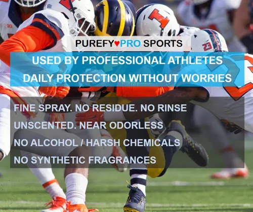 Miniatura 5 de Purefypro Spray desinfectante para equipos deportivos - (3.4 oz, 2 paquetes). Tamaño de viaje TSA. Elimina el 99.9999% de MRSA, VIH, hongo del pie