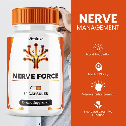Miniatura 3 de Suplemento de neuropatía de fuerza nerviosa, cápsulas NerveForce para la salud cerebral, apoyo de memoria, fuerza máxima, fórmula de cápsula