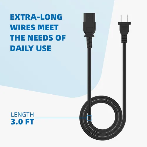 Miniatura 2 de Cable de alimentación compatible con olla Crock-Pot Express de 6 cuartos de galón SCCPPC600-V1, para olla instantánea, olla de arroz, cable