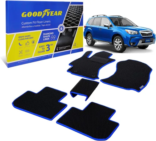 Miniatura 33 de Goodyear Alfombrillas de automóvil para todo tipo de clima, ajuste personalizado para Toyota 4Runner 10-12, juego de 5 piezas, revestimientos