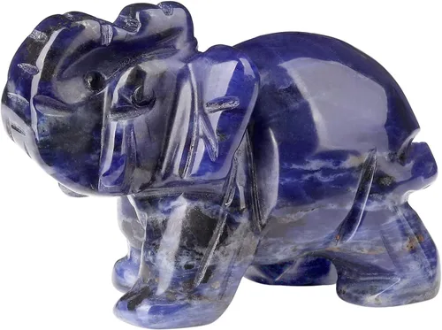 Miniatura 16 de YATOJUZI - Figura de elefante de cuarzo rosa de 5 cm decorativa, cristal curativo rosa, lindo, natural, tallado a mano, pulido, estatua de gema