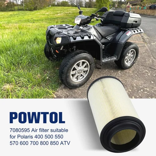 Miniatura 2 de Powtol 7080595 Filtro de aire para Polaris Sportsman 500 570 800 700 850 400 550 600 1000 Scrambler Magnum ATV Parts 7082101