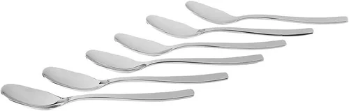 Miniatura 2 de A Di Alessi "Knifeforkspoon" - Cuchara de postre de 6 1/2 pulgadas, esmalte de espejo, juego de 6