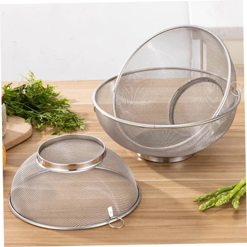 Miniatura 8 de Colador de malla de cocina de acero inoxidable para freír filtro de queso colador para cocina colador de acero