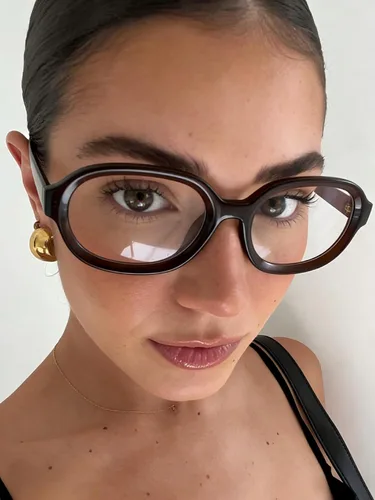 Miniatura 8 de Dollger Lentes ovalados de luz azul para mujeres y hombres, de gran tamaño, lindos retro de los años 90, grandes y elegantes con bloqueo de luz