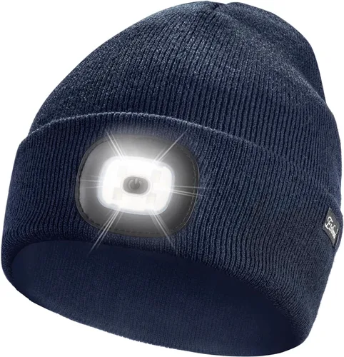Etsfmoa Gorro unisex con la luz, regalos para hombres, papá, padre, gorras recargables por USB