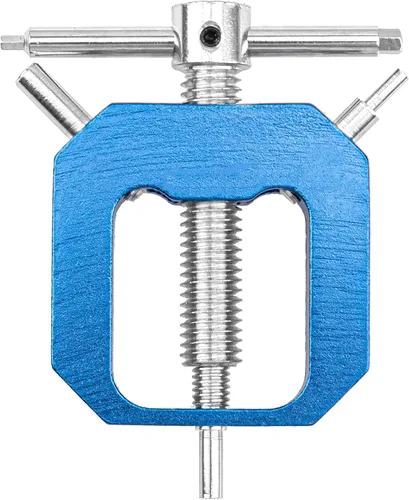 Miniatura 3 de ShareGoo - Extractor de engranajes de motor a control remoto, herramienta universal para extractor de dientes de piñón, compatible con HSP HPI Azul