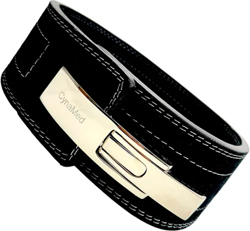 Miniatura 8 de Cinturón de levantamiento de pesas negro con hebilla ajustable, 4 pulgadas de ancho y 0.394 in de grosor para levantamiento de pesas y gimnasio