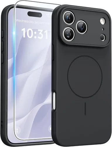 Miniatura 74 de FNTCASE Funda para iPhone 13 Pro: Fundas magnéticas translúcidas mate delgadas con protector de pantalla de vidrio templado
