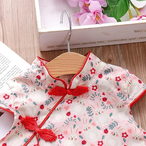 Miniatura 4 de Vestido de princesa casual Cheongsam de estilo chino, para niña