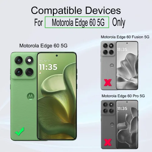 Miniatura 2 de Ibywind Protector de pantalla para Motorola Edge 60 5G, paquete de 2, película de hidrogel con protector de lente de cámara, herramienta de fácil