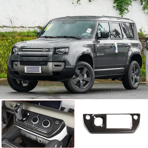 Miniatura 3 de Marco de botón de modo de aire acondicionado de control central ABS para Land Rover Defender 110 2020 2021 2022 2023 Accesorios de coche