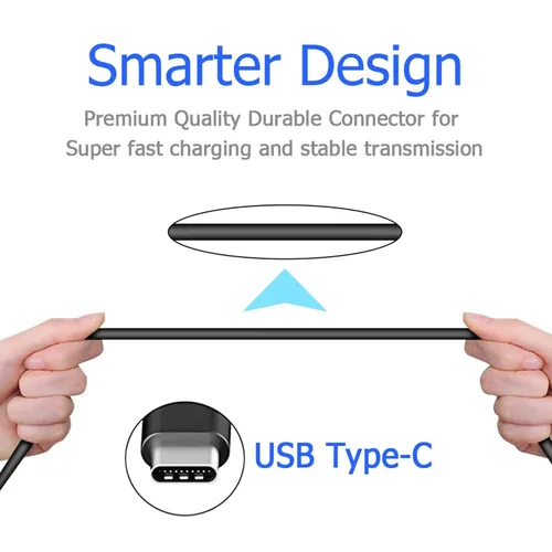 Miniatura 4 de Paquete de 2 cables USB C de 3 pies USB A a tipo C para Samsung Galaxy Note 20/10/10+/9/8, S20 S10 S9 S8 Plus S10E, cable de carga USB A a USB C