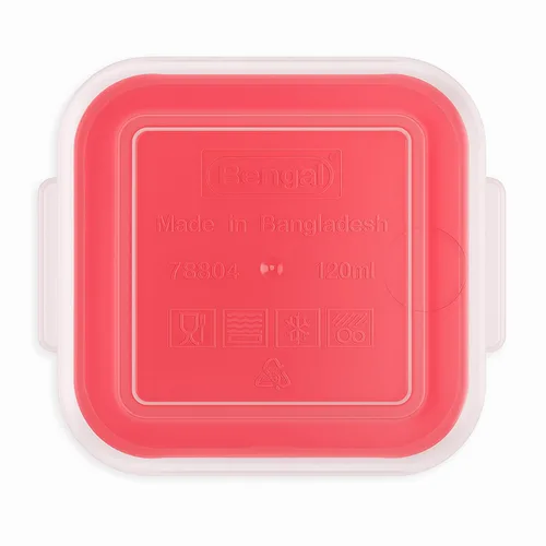 Miniatura 3 de ARSUK Paquete de 8 recipientes de comida para bebés de 4 onzas con tapas, tarros de plástico reutilizables para aperitivos, puré y aderezos
