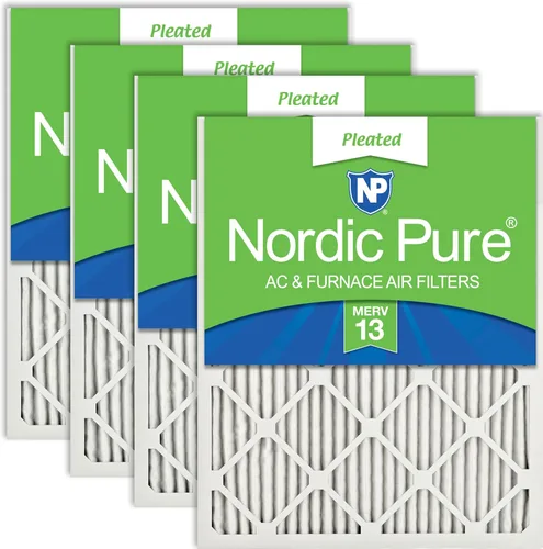 Miniatura 18 de Nordic Pure Filtros de aire para horno MERV 6 de 18 x 25 x 1 pulgadas (tamaño real: 17 1/2 x 24 1/2 x 3/4), color verde poliéster MERV 6, reduce