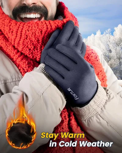 Miniatura 2 de FEWTUR Winter Gloves for Men Women Cold Weather - Touchscreen Gloves for Running
