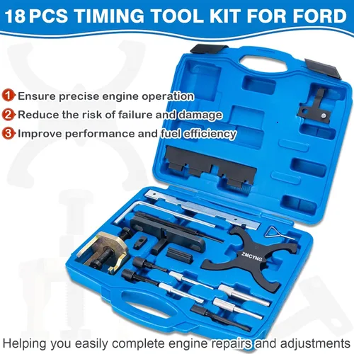 Miniatura 2 de 1.5 1.6 Kit de herramientas de sincronización compatible con Ford Fiesta Fusion Escape Mazda 1.4 1.6 1.8 2.0 Di/TDCi/TDDi ECOBOOST 1.6 Ti-VCT 1.5